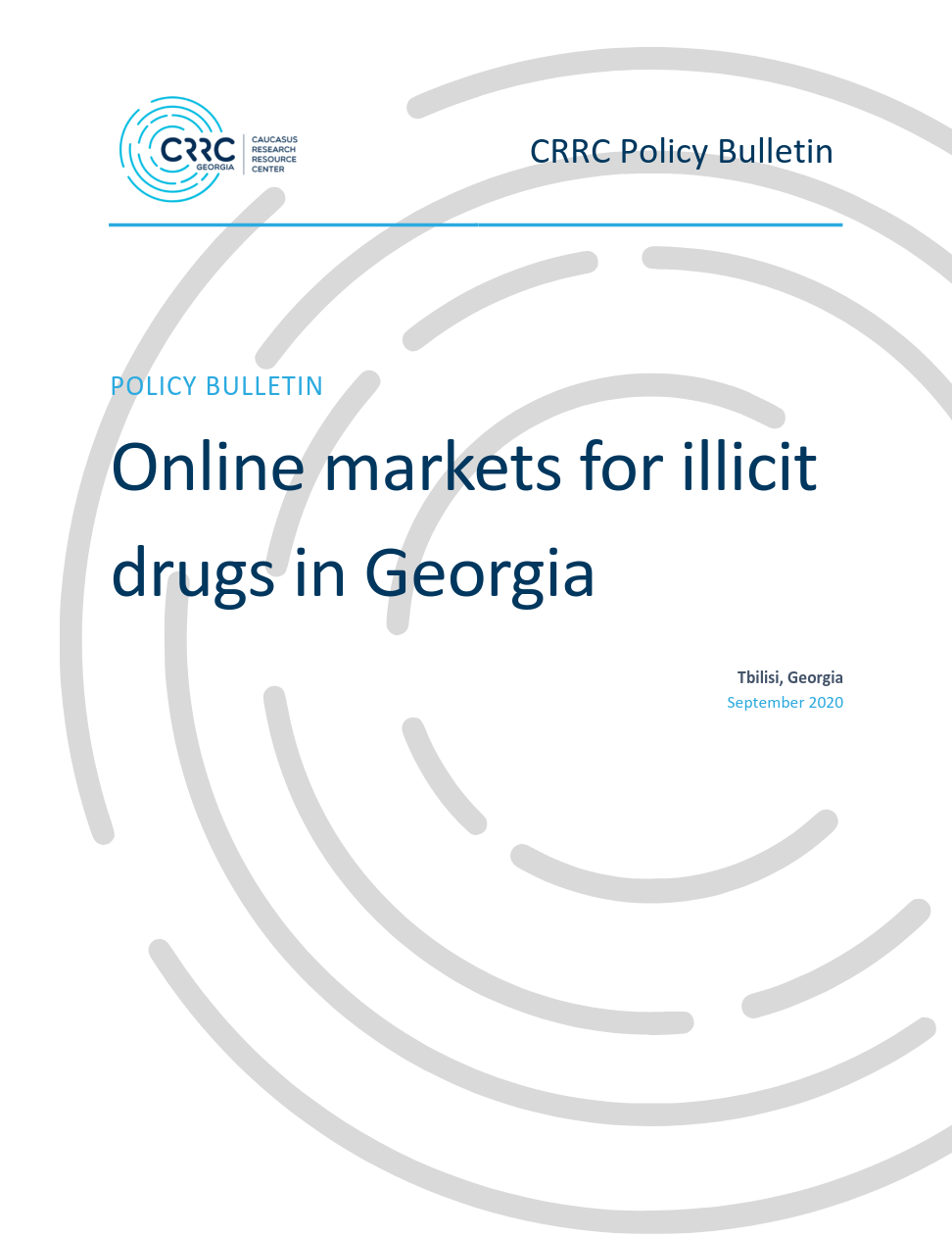 Online Markets for Illicit Drugs in Georgia - Main Report