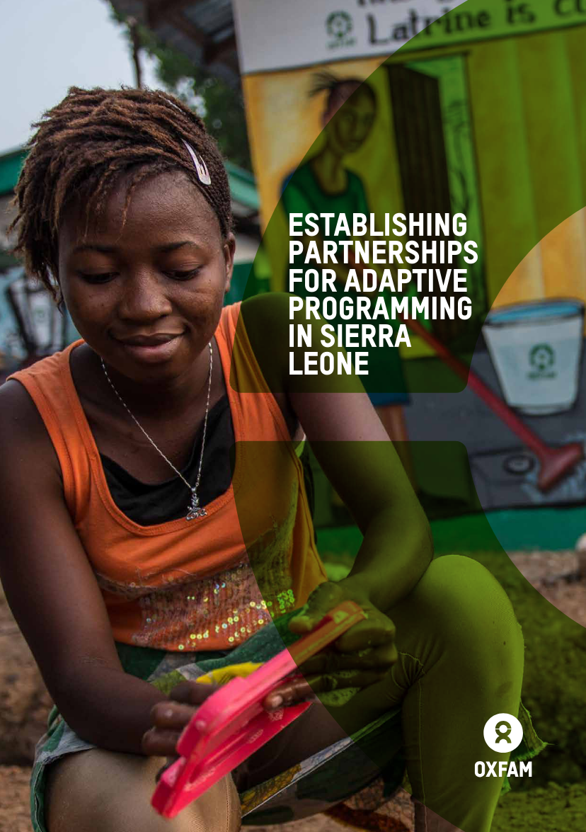 Establishing Partnerships for Adaptive Programming in Sierra Leone